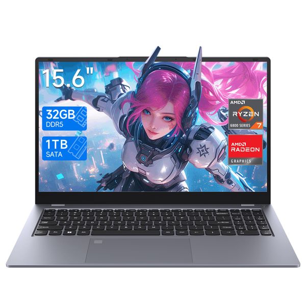 AMD R7 Cheap Gaming Laptop up to 4.70Ghz 15.6 Inches IPS HD 16GB 1Tb SSD Dual RAM DDR5 Laptops Brand New