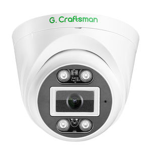 GX-PDFI-M4G GCraftsman 4MP POE CCTV IP Security Dome Turret Camera with Audio Human Face Detection Night Vision Indoor Outdoor