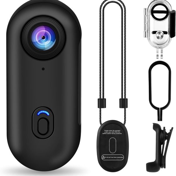 2025 New Exquisite WIFI 1080P/4K Magnetic Mount H.265 Sports Camera with Detachable Cover 30M Waterproof Thumb Action Camera