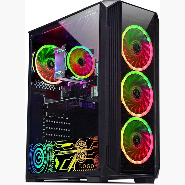 Wholesale Hot Sale Desktop Gaming PC Computer for Gamer Set I7 Processor GTX 1660S DDR4 32G RAM 1TB SSD RGB Fans WiFi Wi10 Pro