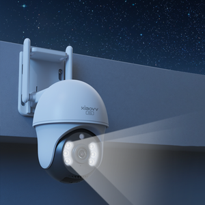 Xiaovv App 3MP Optical Zoom Starlight Network Ptz Camera 360 Degree Surveillance Camera IR Distance Up To 100M Face Detection